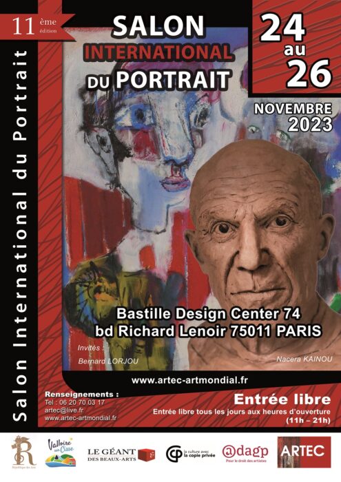 Exposition Internationale du Portrait Bastille Design Center Paris 75011 24-26 novembre